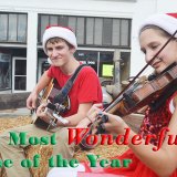 The Kings Fiddlers were on hand to entertain as Lemoore officially began its Christmas season with a Sarah Mooney Museum Open House and the raising of the downtown Christmas Tree.